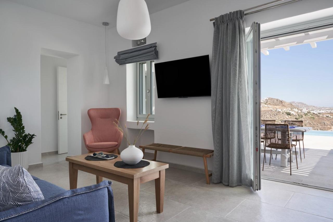 Annez Villa With Private Pool Panoramic Sea View Mykonos Town Exterior photo