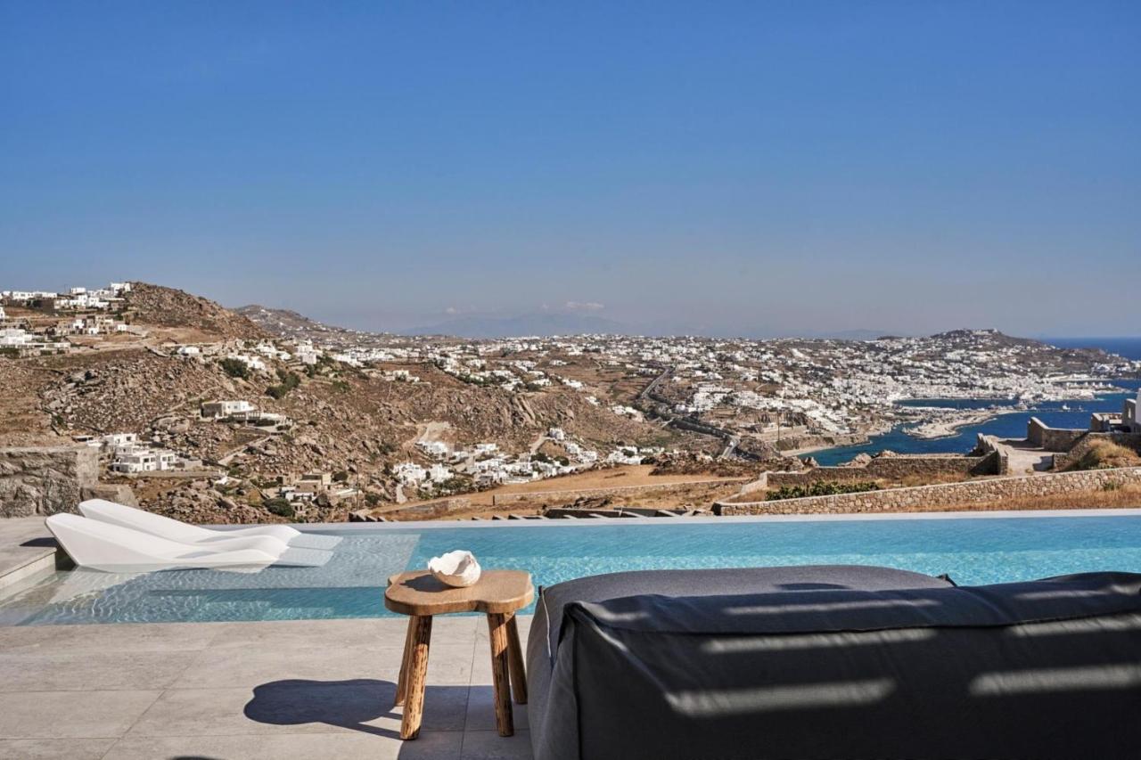 Annez Villa With Private Pool Panoramic Sea View Mykonos Town Exterior photo