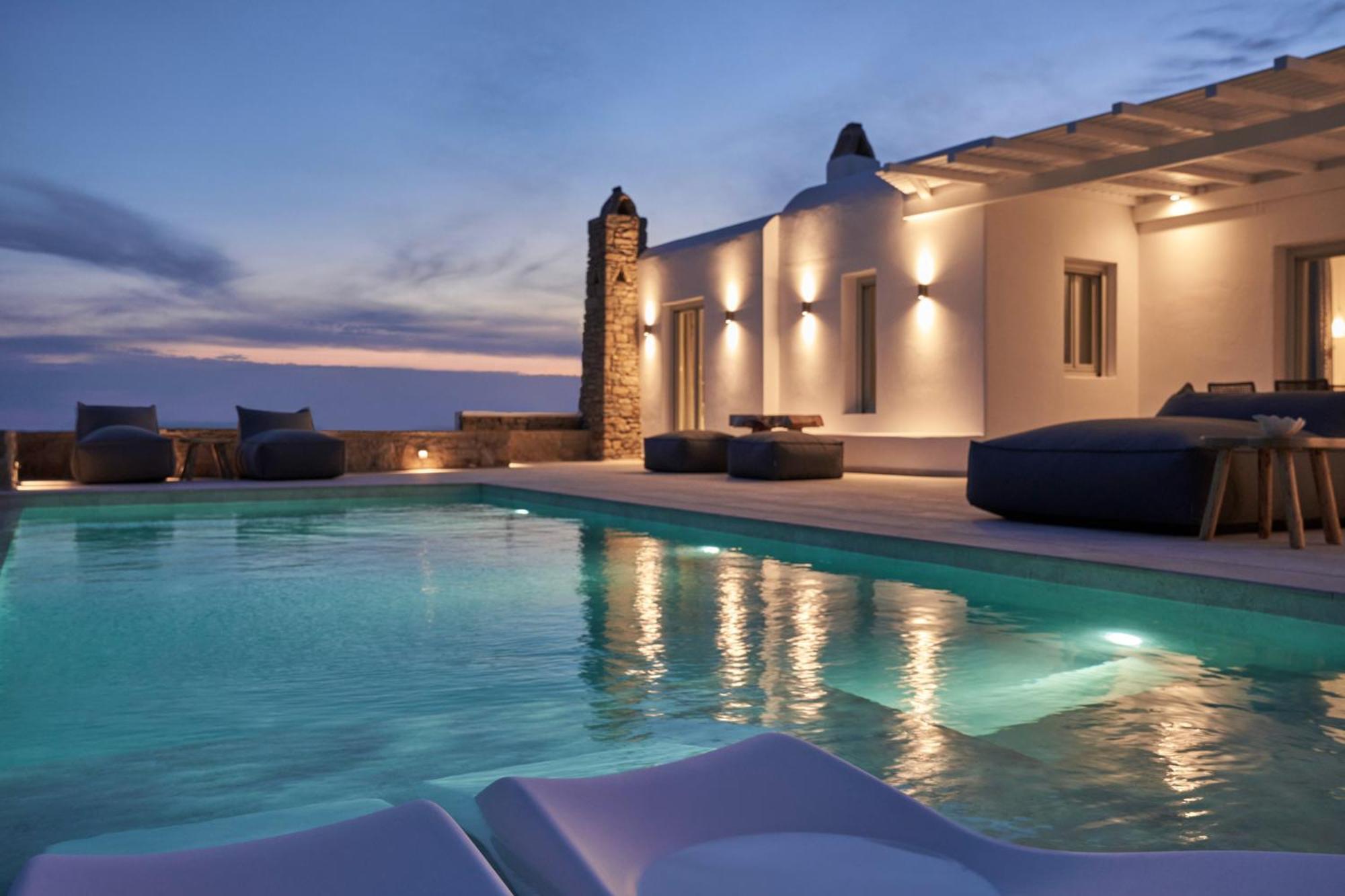 Annez Villa With Private Pool Panoramic Sea View Mykonos Town Exterior photo